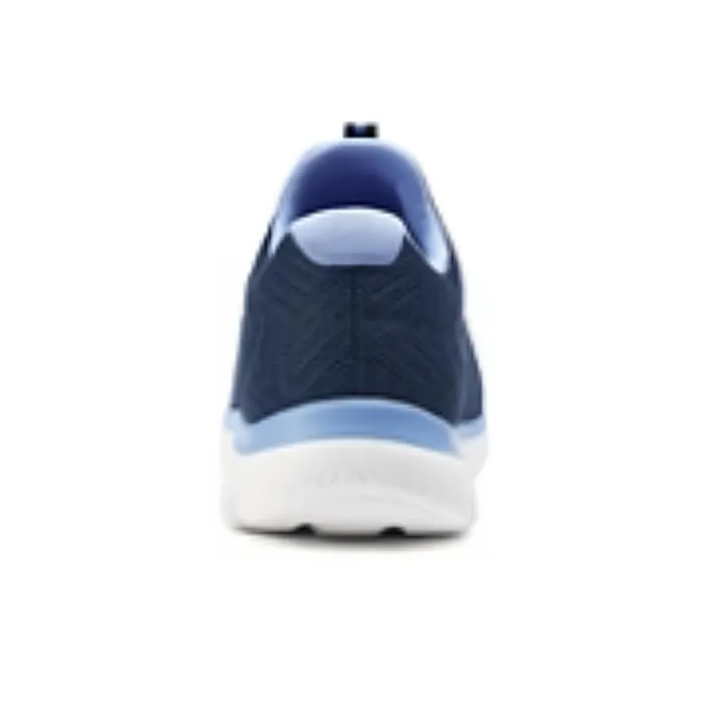 Skechers Cushioned Slip-Resistant Low-Top Casual Running Shoes Women's Dark Blue-3