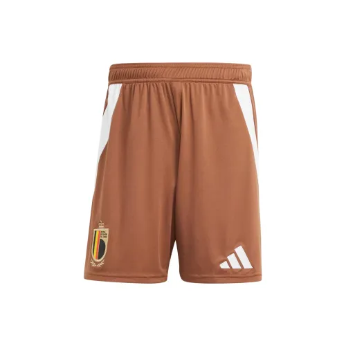 Adidas Belgium Soccer Bottoms Men Brown