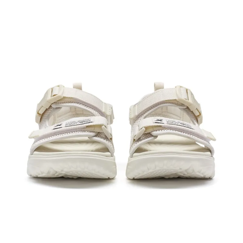 XTEP Beach Sandals Men's White Sand Gray-5