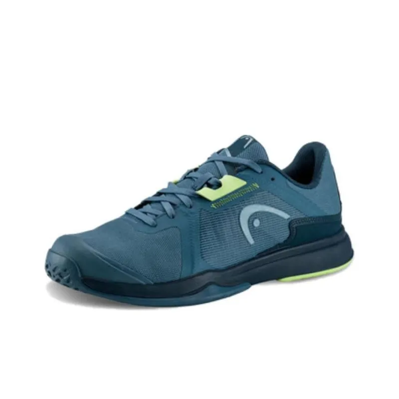 HEAD Sprint Team 3.5 Shock Absorbers With Slip Resistant Features Low Top Tennis Shoes Men's Blue Green-0