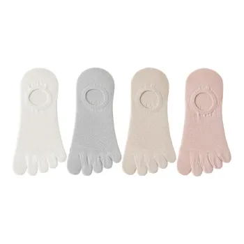AUGUST No Show Socks Women's 4 Pack