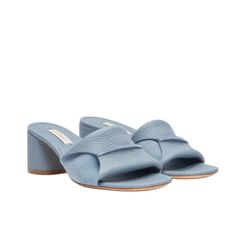 Casadei Parma Cleo 70mm Leather Mules-2