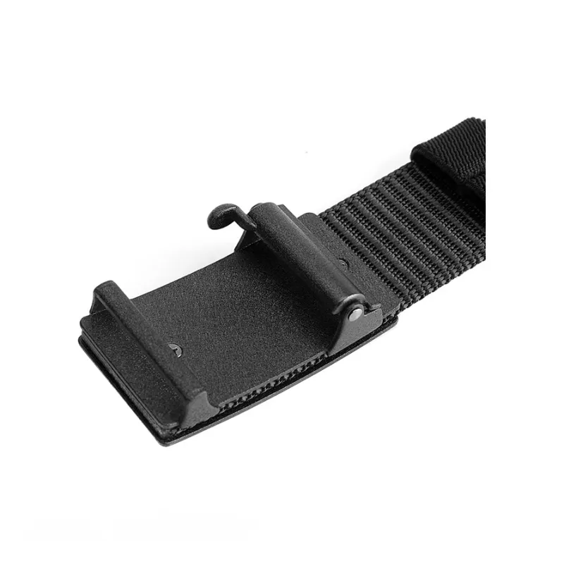 POLO Fabric Leather Belts Men's Gunmetal Width: 3.5cm-6