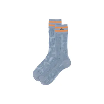 Vivienne Westwood Mid-Calf Socks Women's 1 Pack Light Blue