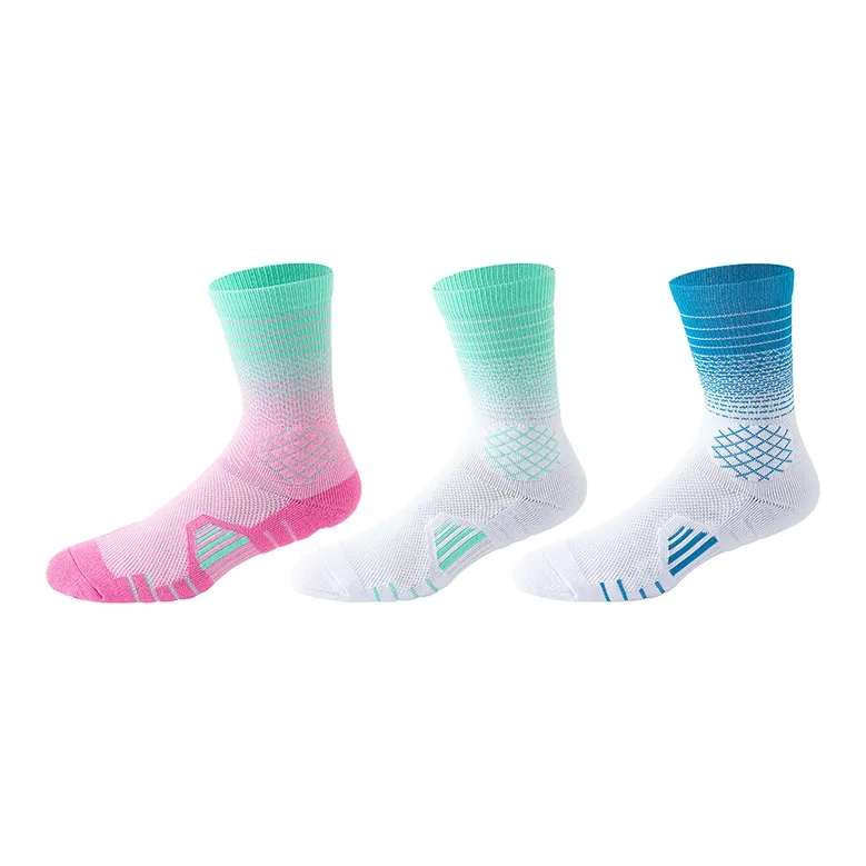 MANCHU Basketball Socks Men's 3 Pack-12