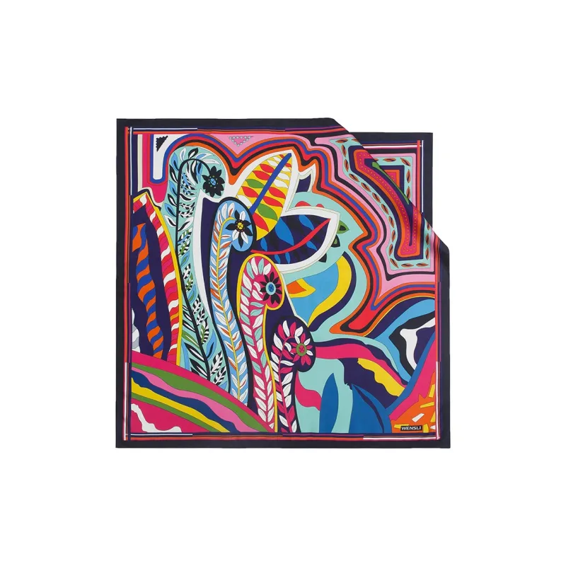 WENSLI Silk Scarves Women's-1