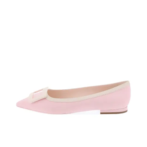 Roger Vivier Gommettine Pointed Toe Ballerinas Women's