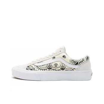 Vans Style 36 Skull Bandana White Black