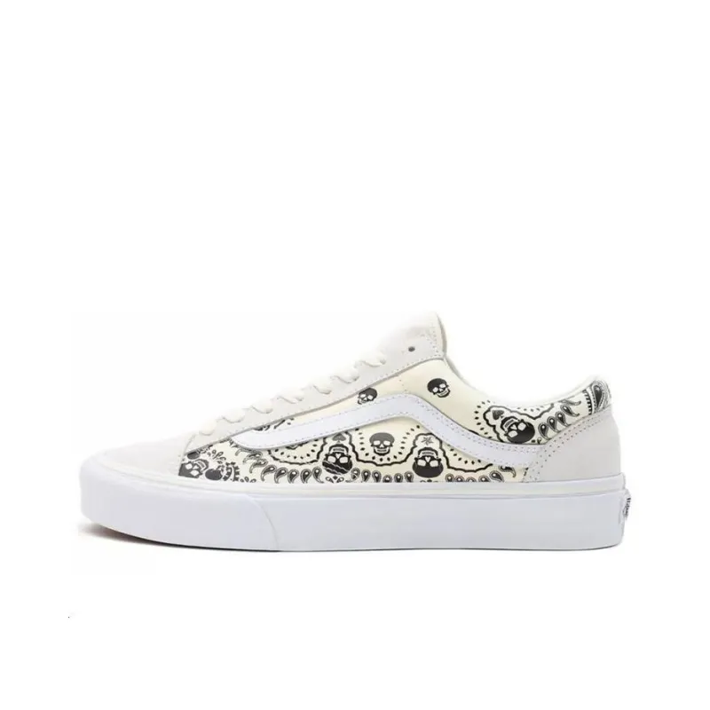 Vans Style 36 Skull Bandana White Black-0