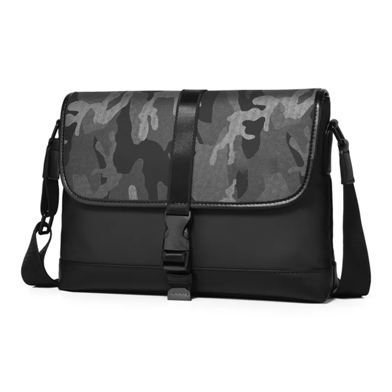 Slazenger Water Resistant Membrana Dermalis Shoulder Bag Crossbody Bag Unisex Black-1