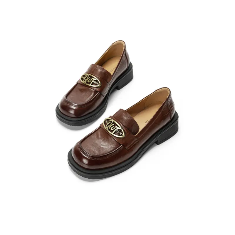 Q.VONTON Loafers Women's Coffee-4