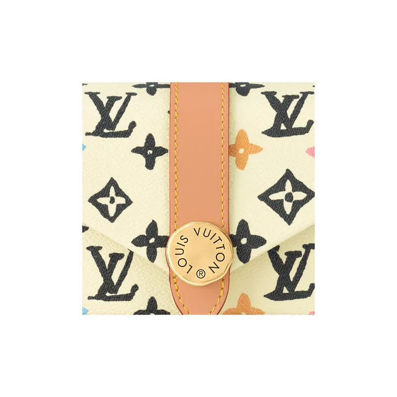 LOUIS VUITTON By Tyler The Creator Envelope Wearable Wallet Vanilla Craggy Monogram-5
