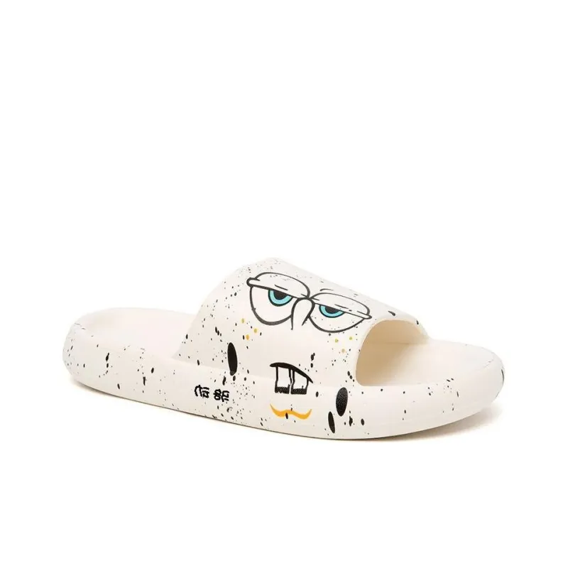 Locke Rubber Sole Totem Graffiti Quiet Slide Slippers Unisex-2