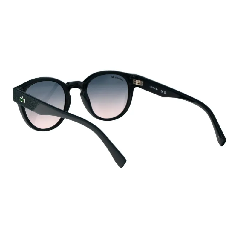 LACOSTE Acetate Cat Eye Sunglasses Men's Black-3