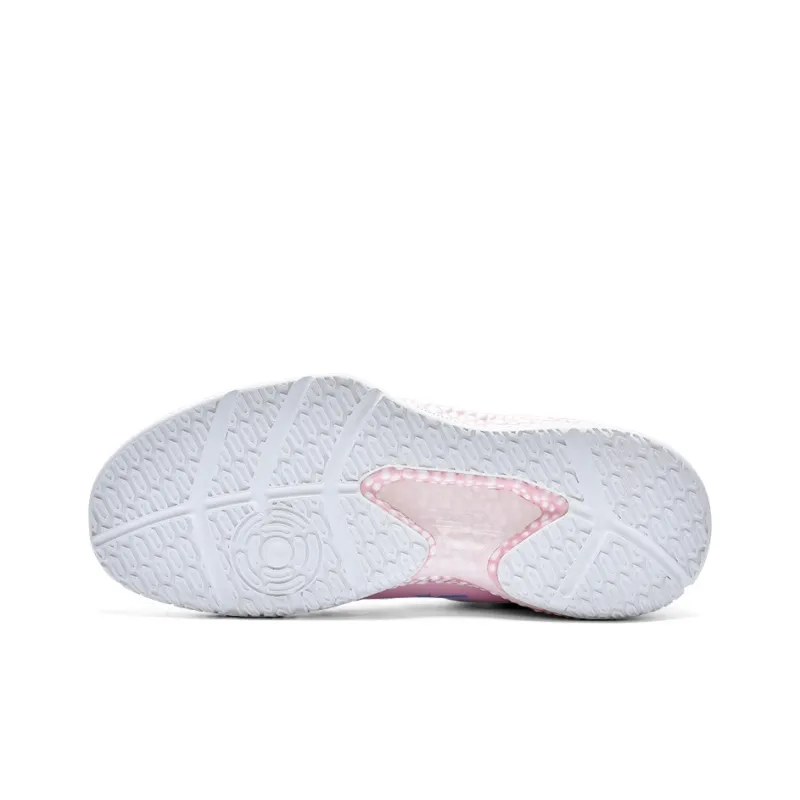 IVERSON Anti Slip Wear Resistant High Top Basketball Shoes Unisex Cherry Blossom Pink-4