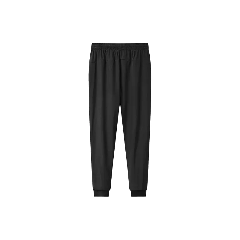 SAIQI Knitted Sports Pants Unisex Black-1