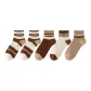 5 Pack (Toe White X2+Double White Stripe+Embroidery English+Khaki)