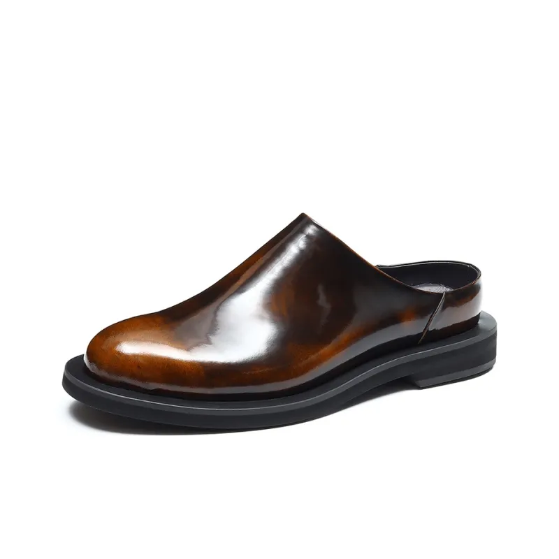 ASTON M.JAZZ Rubber Sole Wrap toe Slippers Men's-7
