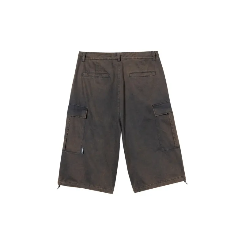 LOOKUN Casual Shorts Unisex Black-1