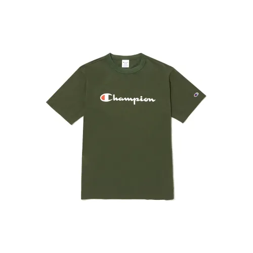 Champion T-Shirts Unisex Dark Green