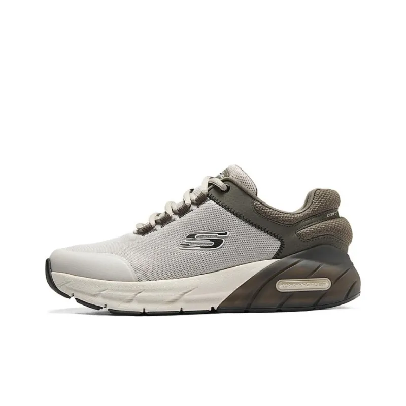 Skechers Cushioning, Slip Resistant, Abrasion Resistant, Breathable Low Top Training Running Shoes Men's Taupe-0