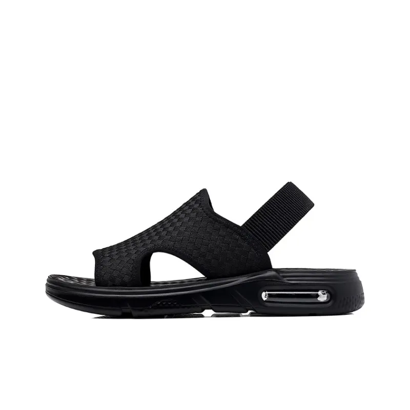 LIANGGUAN Beach Sandals Men's Black-0