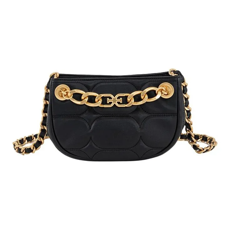 SAM EDELMAN Sheepskin Handbag Shoulder Bag Small Size Women's Black-0