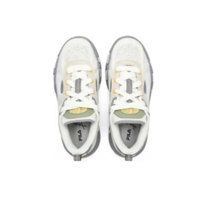 FILA MELT Slip Resistant Cushioning Wear Resistant Balance Low Top Skateboard Shoes Women's Gray-3