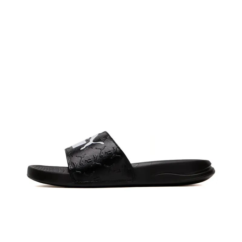 PUMA Popcat 20 Superlogo Slides 'Black White'-0
