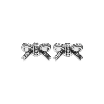 Pandora 925 Sterling Silver Stud Earrings Women's Silver
