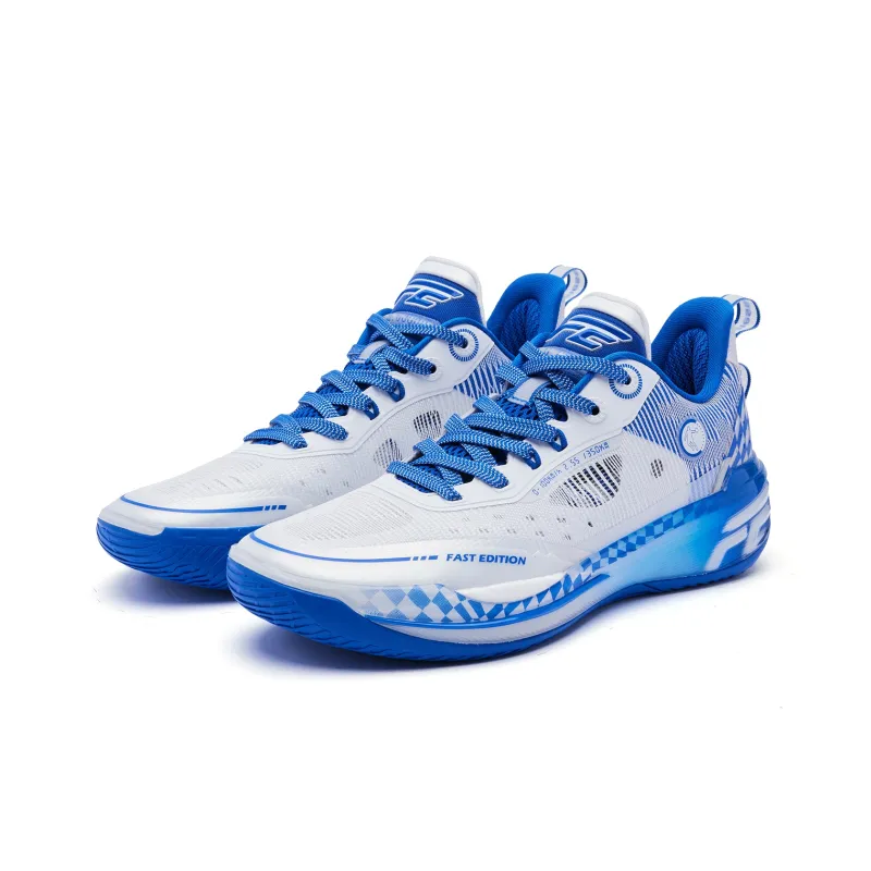 QIAODAN FE2.0 Kentucky Low Top Q KUNGFU TURBO Basketball Shoes Men's Blue White-2