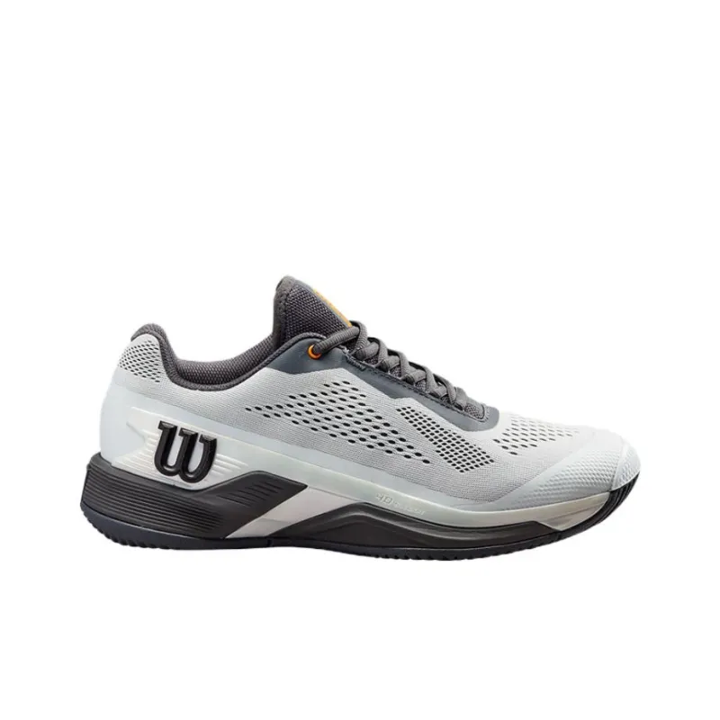 Wilson Rush Pro Abrasion Resistant Low Top Tennis Shoes Women's Silver Gray-1