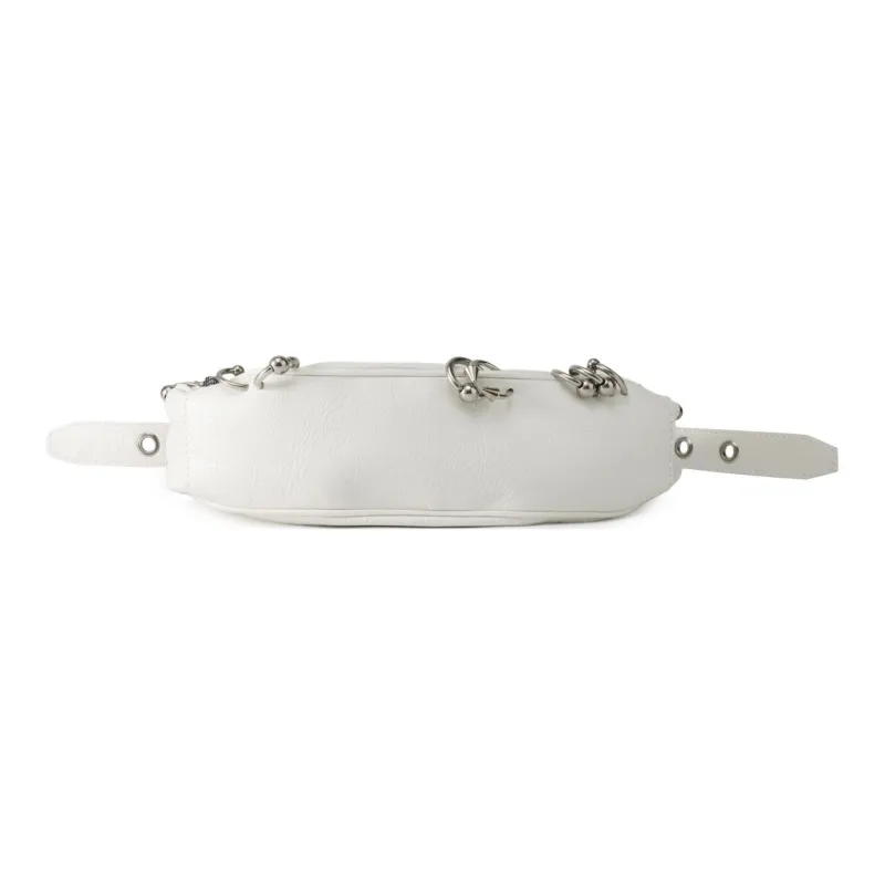 Balenciaga Le Cagole Xs Shoulder Bag With Piercing White Arena-3