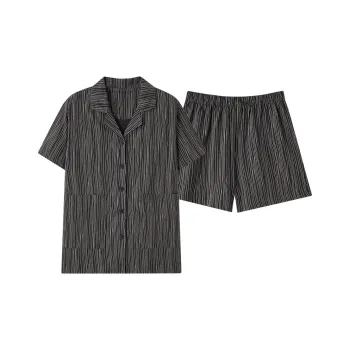 Kerener Summer Pajama Set Women's Dark Gray