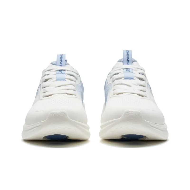 XTEP Soft Cube Lightweight Coverage Low Top Running Shoes Men's Sail White/Evening Mist Blue/Vintage Blue-5