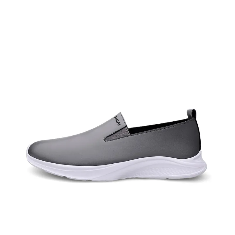 Wen Nai Casual Shoes Men's Gray-0
