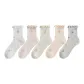 5 Pack (White+Pink+Custard+Orange+Gray Blue)