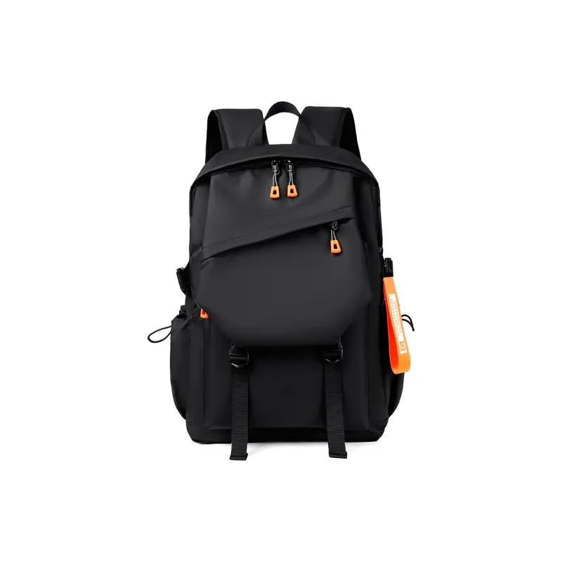 NIGEER Durable Fabric Backpack Regular Unisex Black/Gray-1