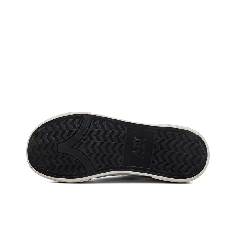 RENBEN Anti-Slip Wear-Resistant Breathable Lightweight Low-Top Canvas Shoes Unisex Black-11