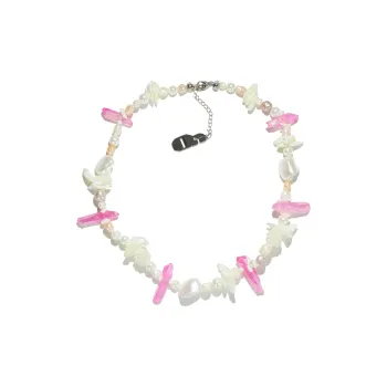 Get'em ON Shell Pearl Necklaces Unisex