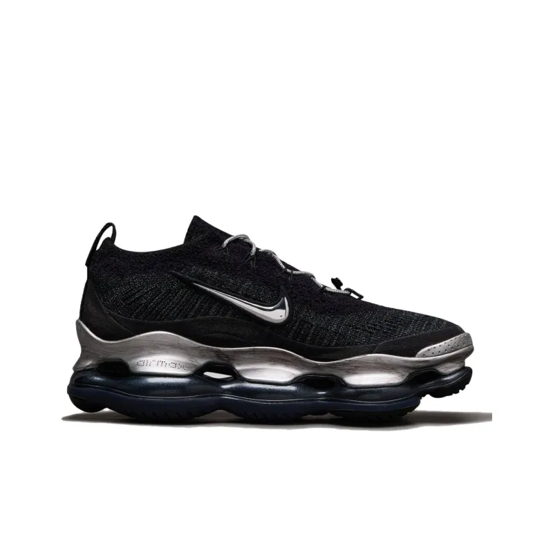 Nike Air Max Scorpion Anti Slip Wear Resistant Low Top Casual Running Shoes Men's Black Silver-1