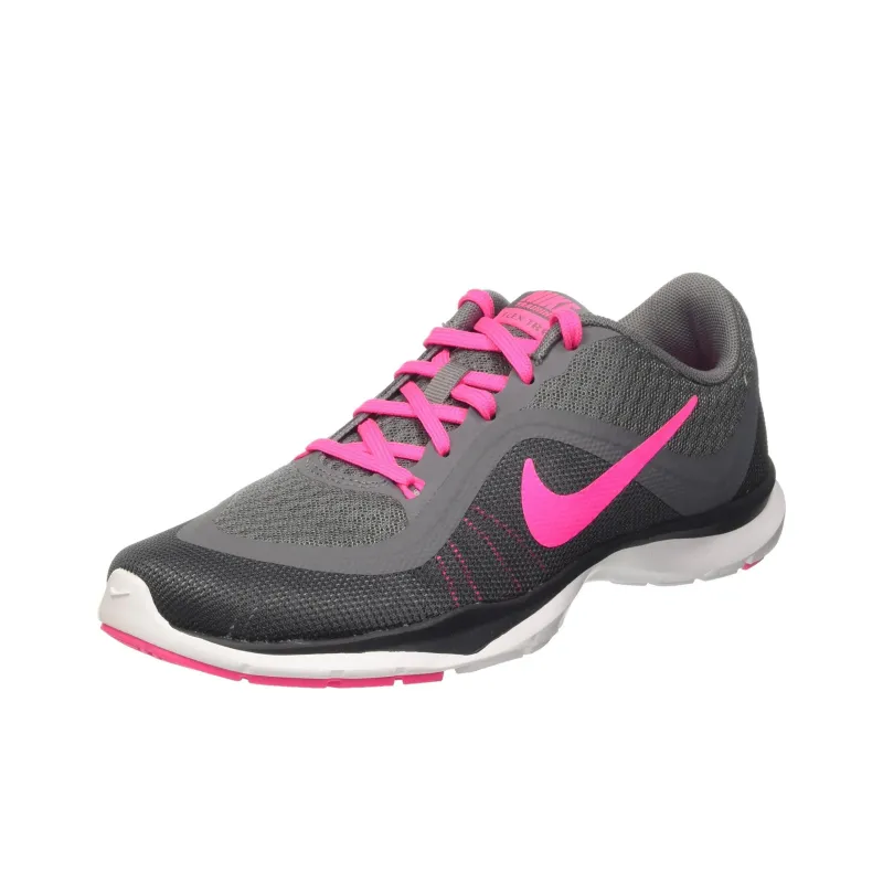 Nike Flex Trainer 6 Cool Grey/Pink Blast Dark Grey Anthracite Women's-1