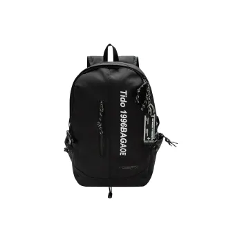 GF Nylon Backpack Laptop Bag Backpack Large Size Unisex Black
