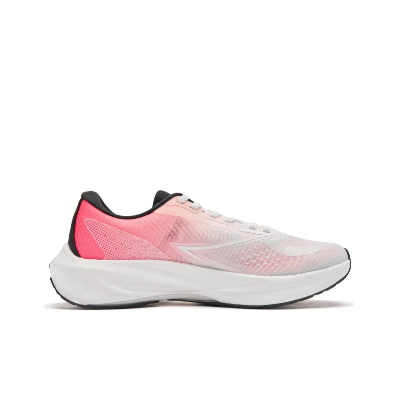 QIAODAN Flying Shadow 4.0 Running Shoes Men Low Top Jordan White Fluorescent Flying Shadow Pink-1
