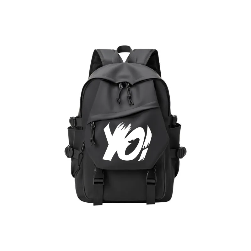 NIGEER Synthetic Leather Backpack Regular Men's Black-4