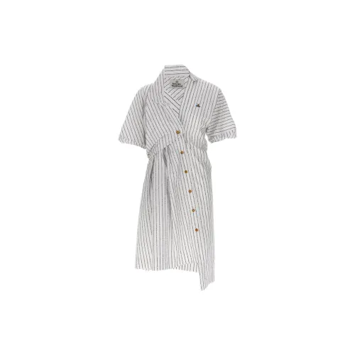 Vivienne Westwood Short-Sleeved Dresses Women's White