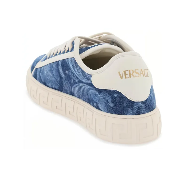VERSACE Greca Barocco-jacquard Sneakers-2