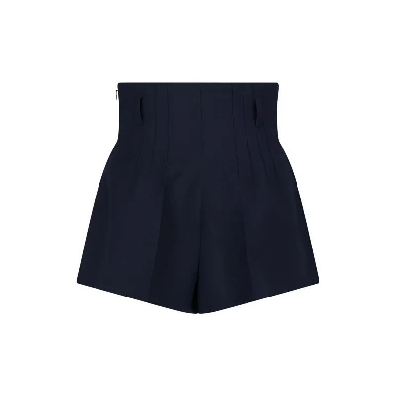 PRADA High Waist Flared Shorts-1