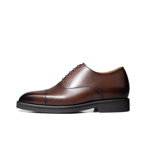 THOM WILLS Dress Shoes Men Low-Top Brown