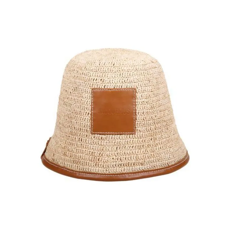 Jacquemus Le Bob Soli Logo Patch Bucket Hat-0
